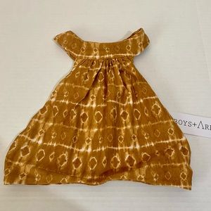 NWT……BOYS + ARROWS Fay the Fugitive Wanderin’ Ways Brown Swim Top